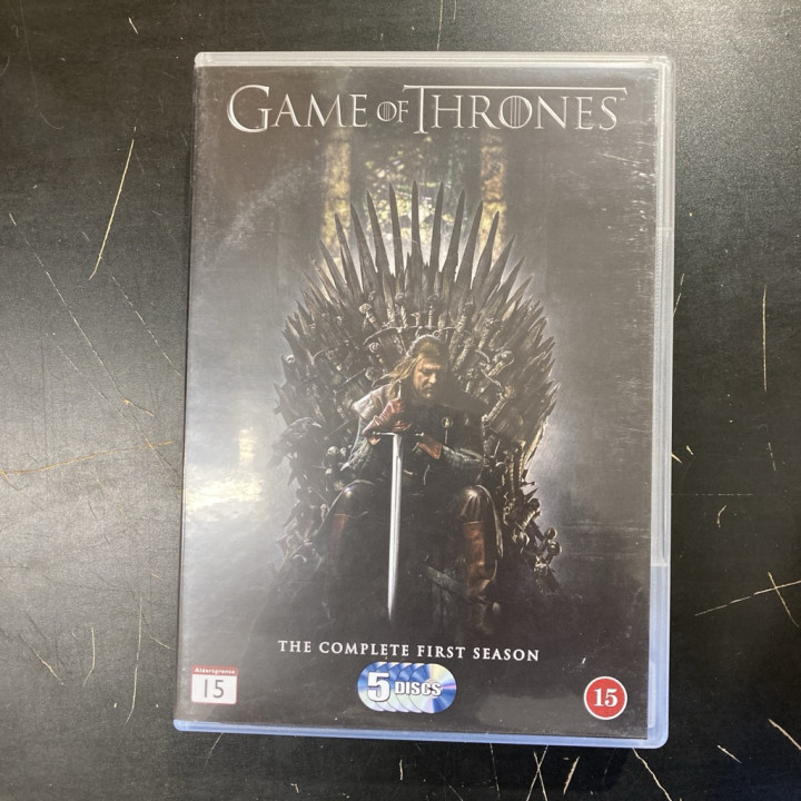 Game Of Thrones - Kausi 1 5DVD (VG+/M-) -tv-sarja-